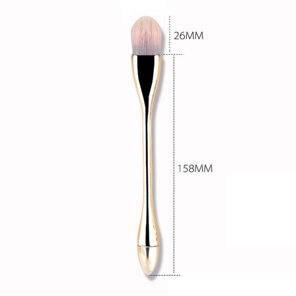 CODseller Goblet Makeup Brush Electroplating Smooth Portable Soft Loose Powder Brush Beauty Tools for Cosmetic