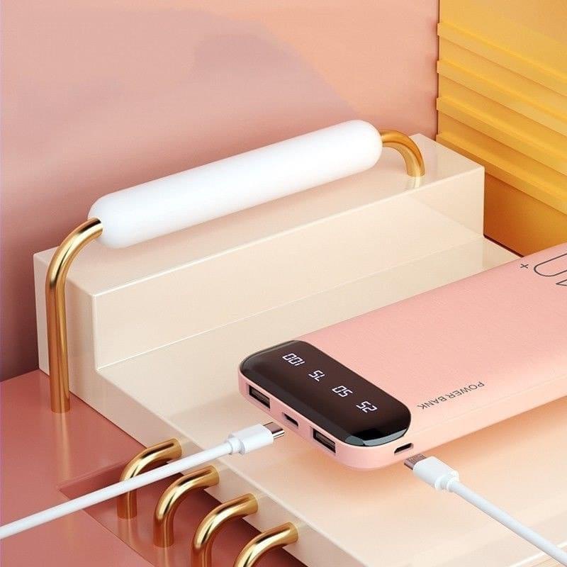 Cục xạc sạc dự phòng mini 10000mAh WK DESIGN WP-161 Pin dự phòng sạc nhanh 2A có thể dùng cho 2 thiết bị cùng lúc