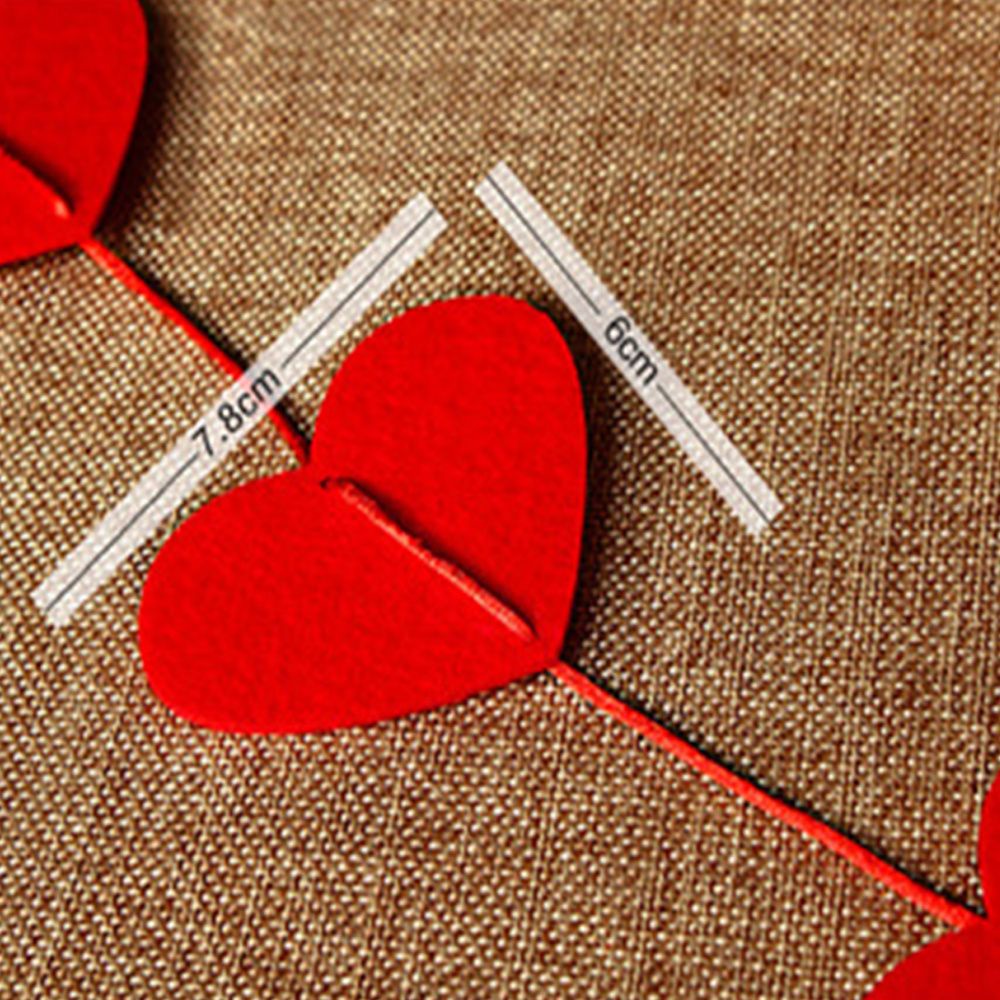 Bộ 16 Trái Tim Đỏ Dùng Trang Trí Tiệc Cưới/Sinh Nhật