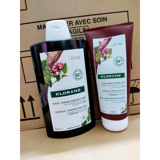 Dầu Gội Và Xả Hỗ Trợ Ngăn Rụng Tóc Klorane Quinquina 400ml