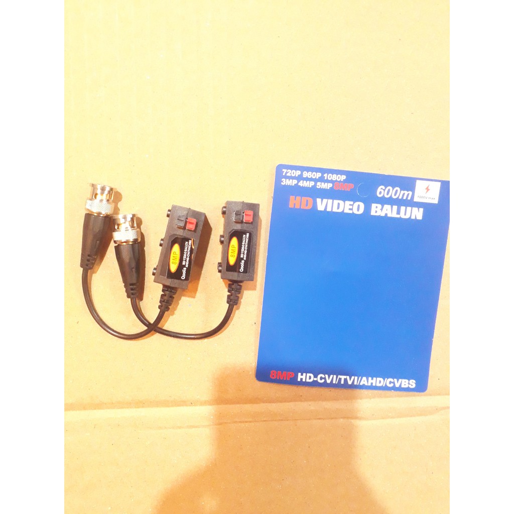 Video balun 8Mp 600M chống sét. 20.000/đôi