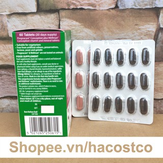 Viên uống Pregnacare him & her conception 60 viên