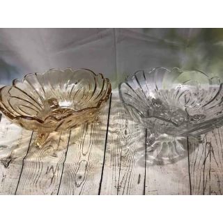 Đĩa thả hoa để hoa quả thủy tinh