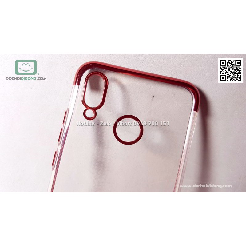 Ốp Lưng Huawei Nova 3e Zacase Dẻo Trong Viền Màu Chống Sốc