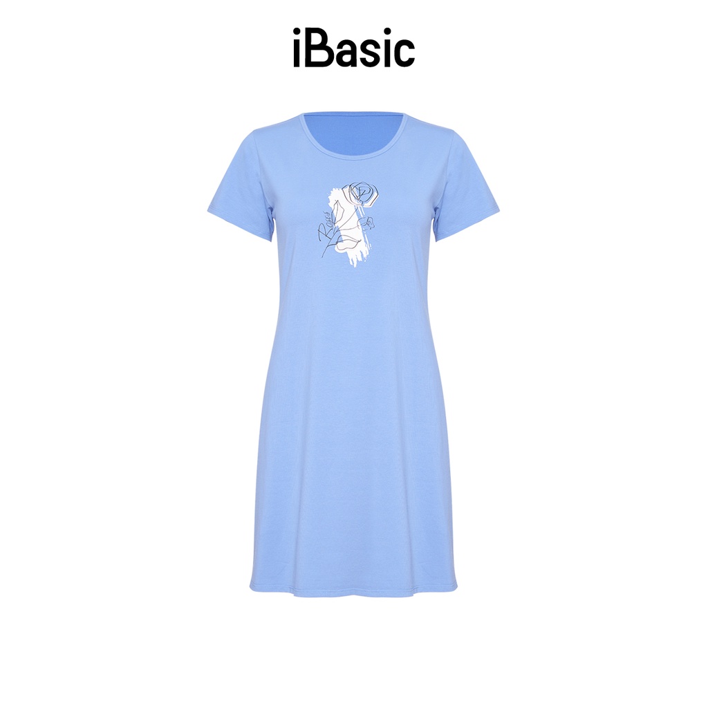 Đầm ngủ nữ cotton iBasic SW008