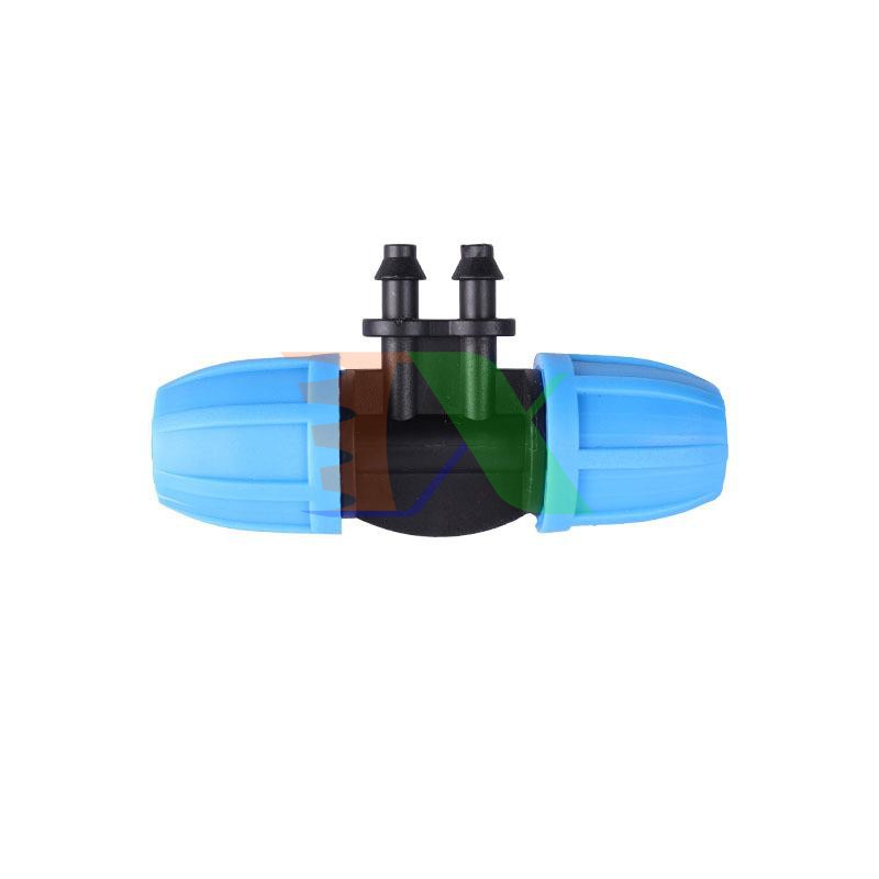 10 cái Tê chia cho ống Φ811 912 mm ra 2 đầu 4/7 TE812.2.47 Có đai siết, T chia 4 cho ống PE,