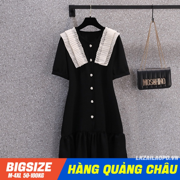 Đầm ⚡️𝐁𝐈𝐆𝐒𝐈𝐙𝐄⚡️ Váy nữ dáng suông ngắn cổ chữ v mùa hè Phong cách Hàn Quốc Thời Trang sang chảnh cá tính xinh đẹp quảng châu cao cấp