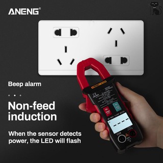 COD☆ ANENG ST205 4000 Counts Full Intelligent Automatic Range True RMS Digital Multimeter Clamp Meter