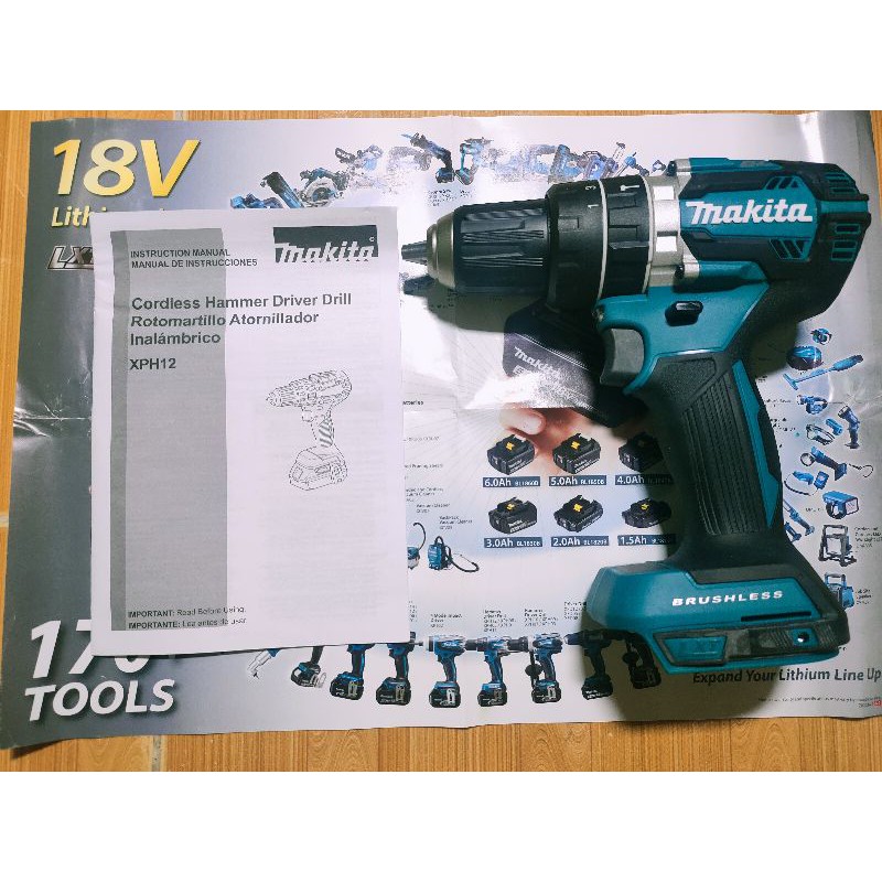 Makita XPH12, máy khoan 3 chức năng 18V