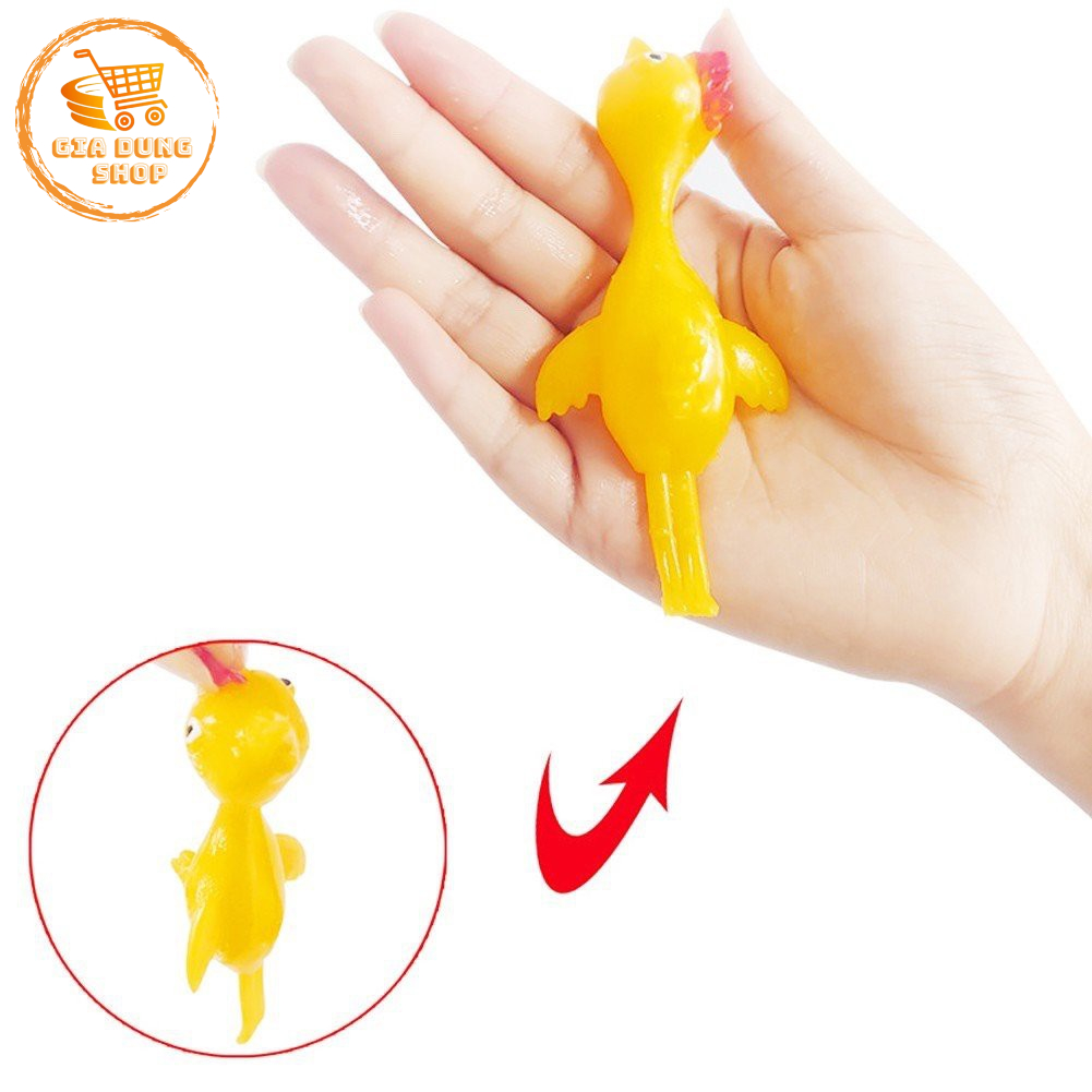 Ná Bắn Gà Cao Su Dính Tường Đồ Chơi Giải Trí Xả Xì Stress