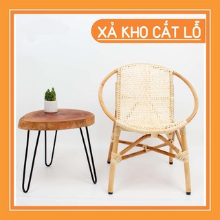 Bàn tròn gỗ chân sắt dành cho quán cà phê