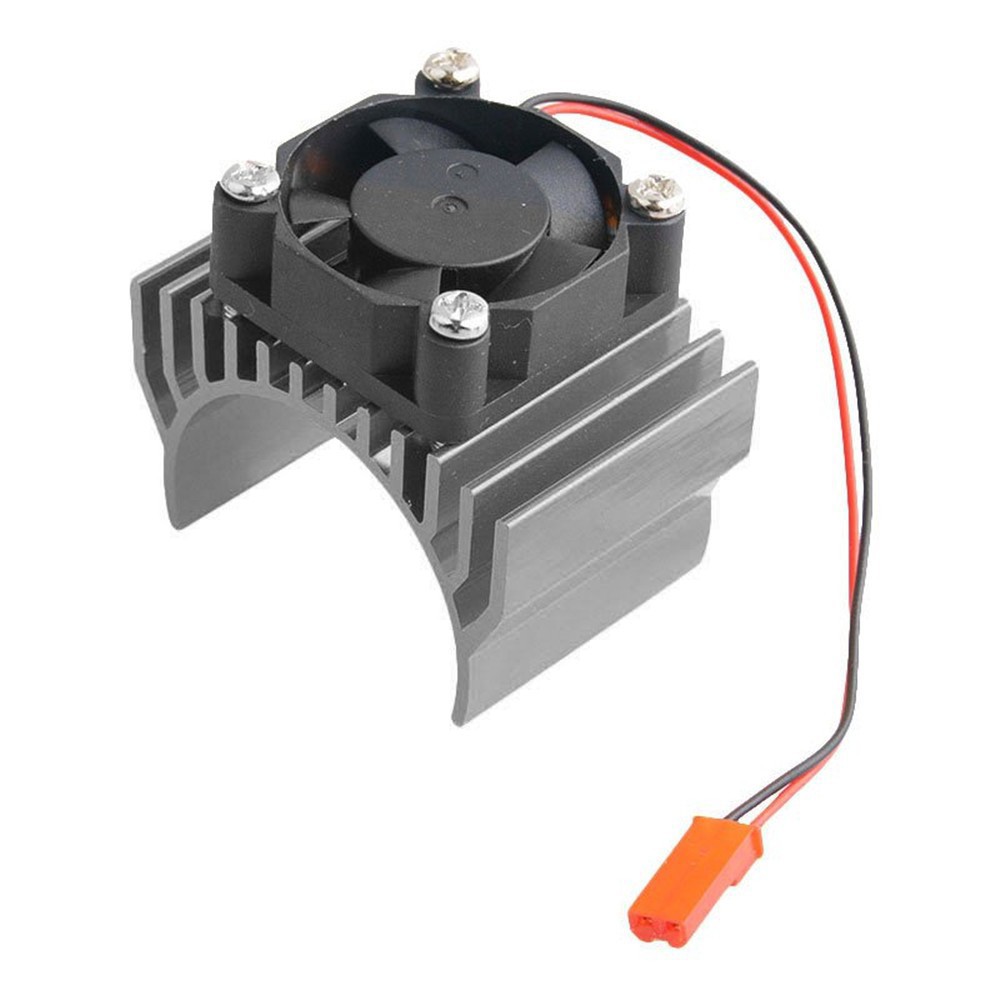 【RC Kuduer】RC Car Motor Radiator With Cooling Fan For 1/10 HSP RC Car 540 550 3650 Motor