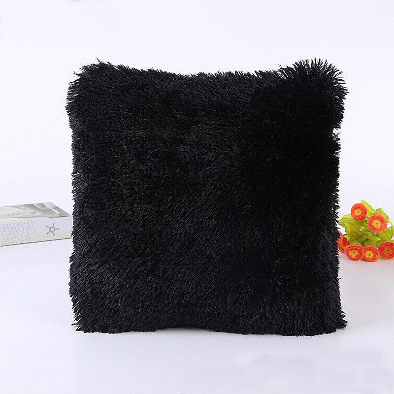 Vỏ Gối Lông Giả Thời Trang Siêu Mềm Cho Sofa Giường Ngủ