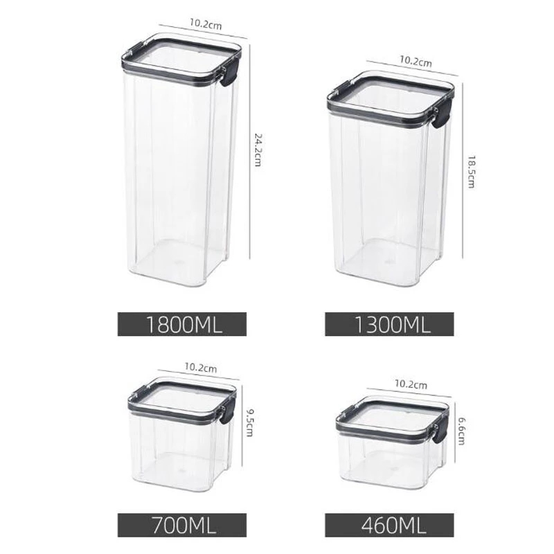 Hộp nhựa trong suốt đựng thực phẩm tiện lợi dung tích 460/ 700/ 1300/ 1800ml