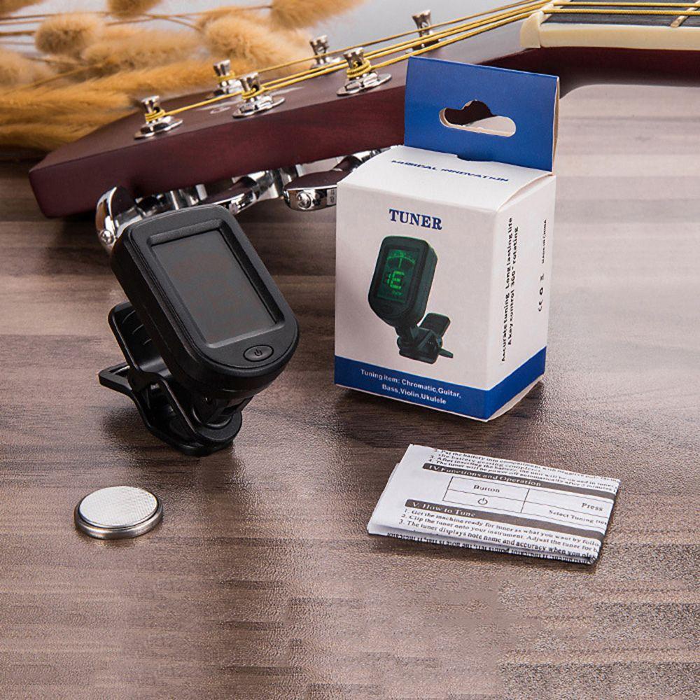 ZAIJIE24 Dụng Cụ Chỉnh Dây Đàn Guitar Ukulele Violin Ukulele Hiển Thị Màn Hình Hiển Thị Kỹ Thuật Số 24