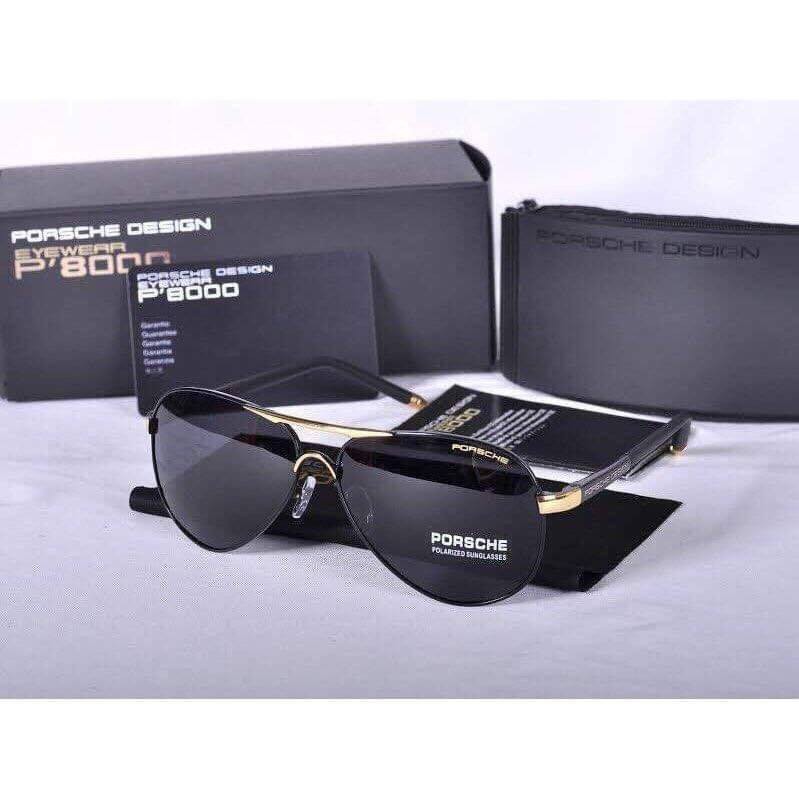 Mắt kính Nam Porsche Design  P8000 gọng vàng chính hãng full box