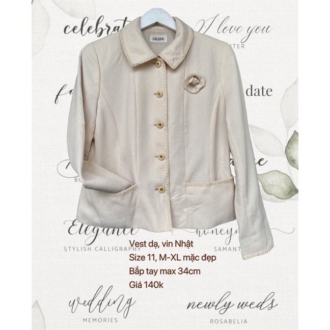 Áo khoác, vest - Hàng secondhand Hàn Nhật tuyển