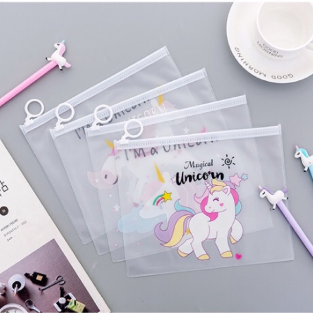 Túi đựng bút, mỹ phẩm Unicorn
