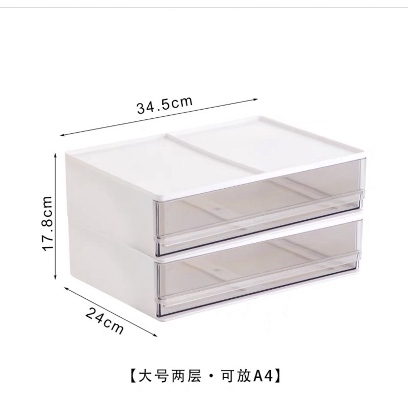 Tủ ngăn kéo hộp văn phòng a4 tập mỹ phẩm, văn phòng phẩm, tủ đựng đồ sinh viên Chimi house