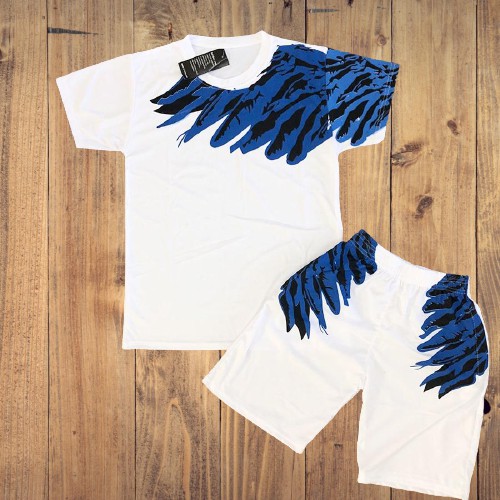 Đồ thể thao nam 2D mẫu Cánh Trắng cam kết sản phẩm đồ hè chất lượng xịn xò