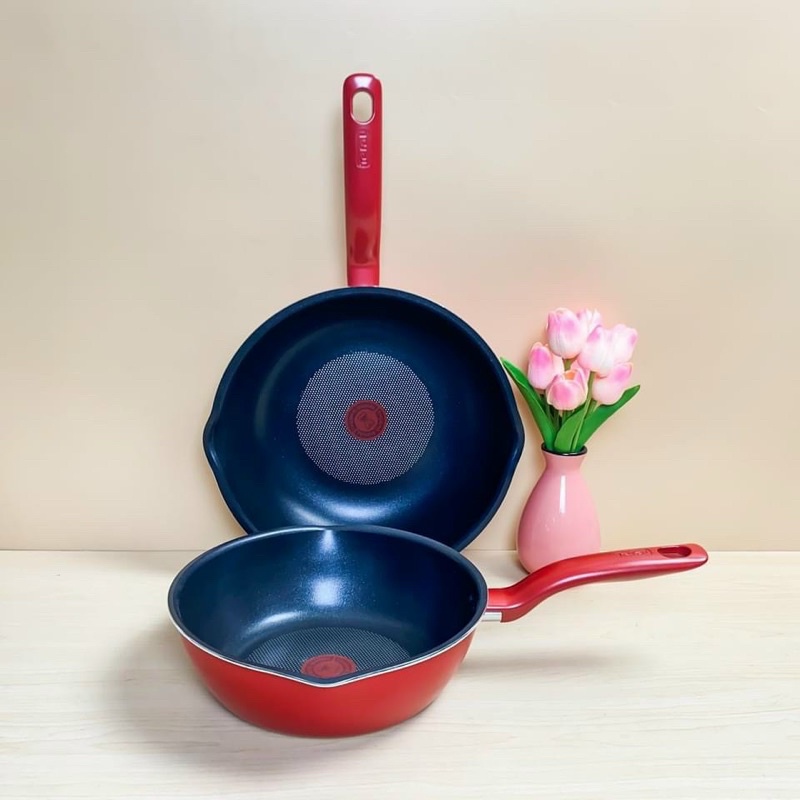 Chảo Tefal chống dính cao cấp sâu lòng, nông lòng đủ size hàng chính hãng dùng được mọi loại bếp