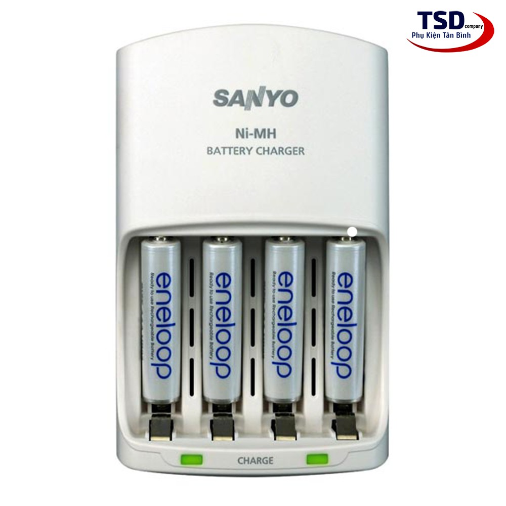 Bộ Sạc Pin AA / AAA Sanyo Eneloop Chính Hãng