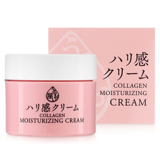 Kem dưỡng da ngăn ngừa lão hóa da Naris Uruoi Collagen Moisturizing Cream Nhật Bản 48g - Hàng Cao Cấp