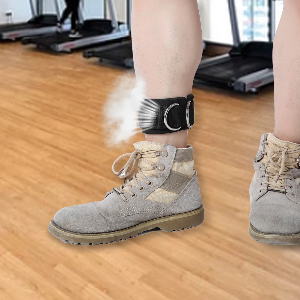 Vòng dây đai mắt cá chân Khóa mắt cá chân Huấn luyện chân Bảo vệ phòng tập thể dục 【Summer062】