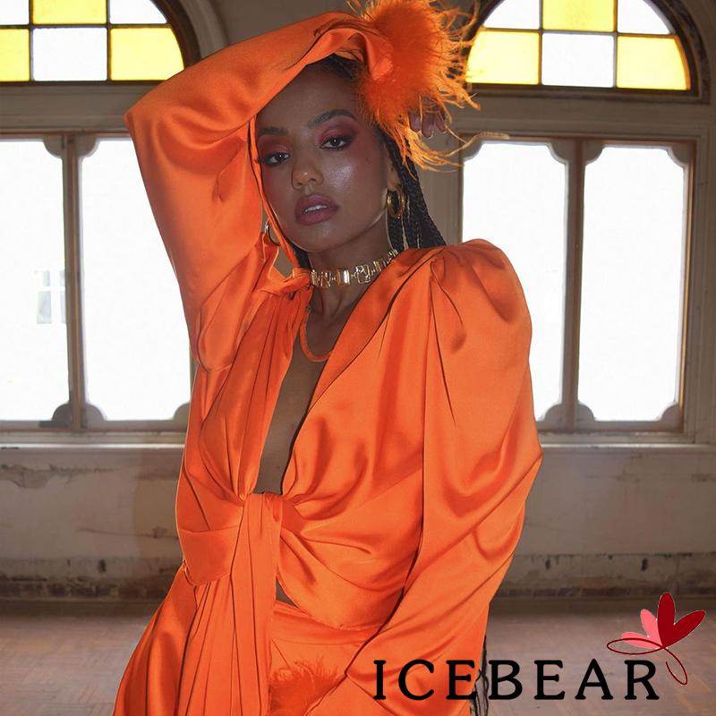 Áo Thun Nữ Dài Tay Cổ Chữ V Màu Sắc Thanh Lịch