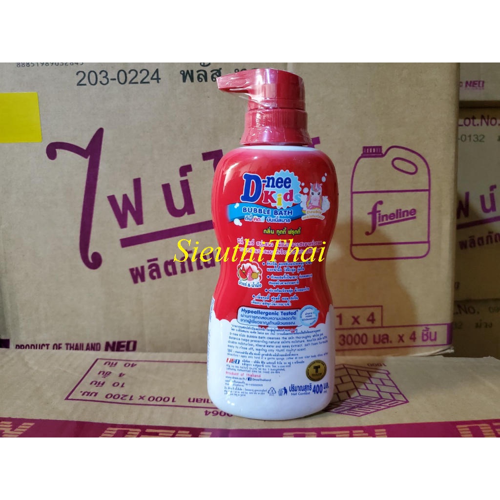 Sữa Tắm Dnee Kids hình Thú vui nhộn toàn Thân Cho Bé chai 400ML