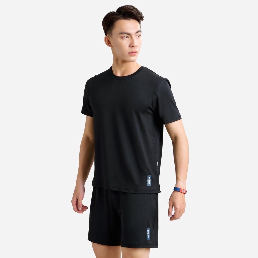 Áo thun ngắn tay nam CIZA vải thun mát mềm cao cấp trẻ trung size S M L XL màu be, blue, đen  ATNS28