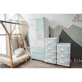 TỦ NHỰA 4 TẦNG ĐỂ ĐỒ CHO BÉ