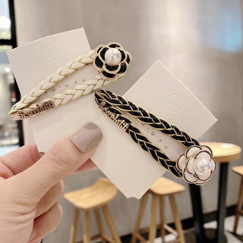 Kẹp tóc kim loại đính hoa SD507 sang trọng, dễ thương, cute, xinh đẹp phong cách Hàn Quốc làm phụ kiện tóc cho nữ