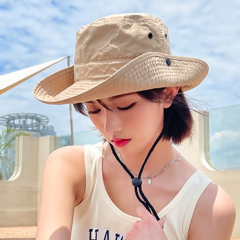 Nón Tai Bèo Che Nắng Kiểu Cao Bồi Phương Tây Thời Trang Mùa Hè Cho Nam Và Nữ