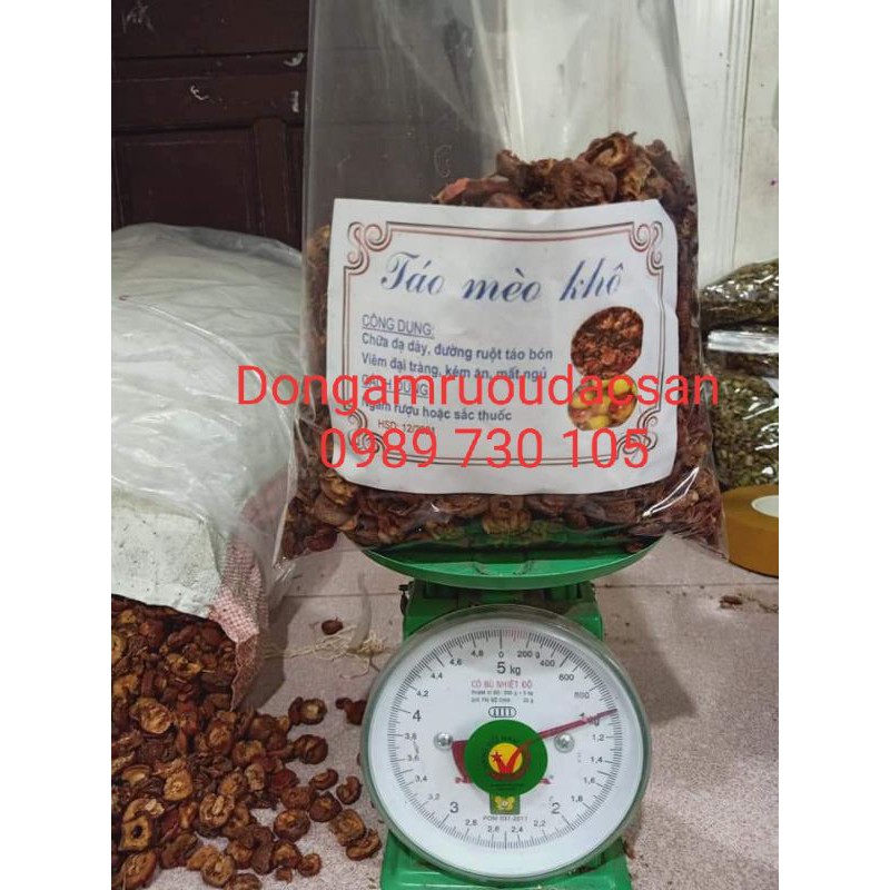 TÁO MÈO KHÔ SẠCH RỪNGTÂY BẮC 10KG