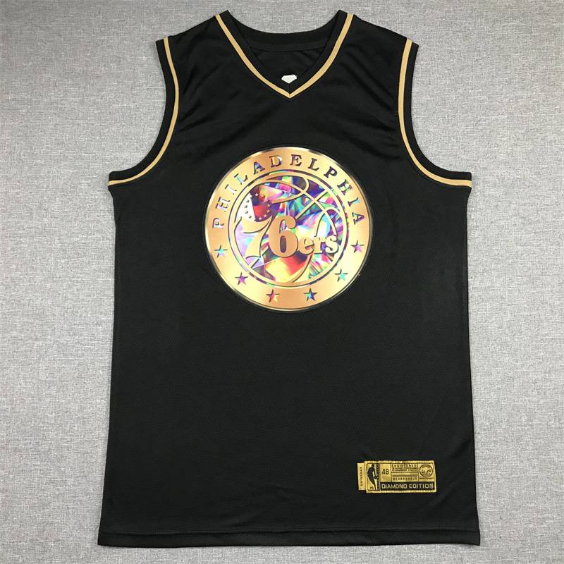 Áo Bóng Rổ nba nba pn2 np2 2022 philadelphia 76Es iverson Cổ Điển Chất Lượng Cao