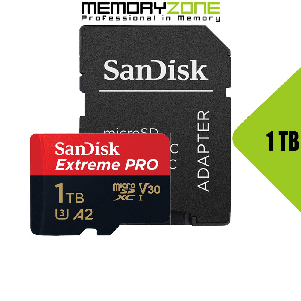 Thẻ Nhớ MicroSDXC SanDisk Extreme Pro V30 A2 1TB 170MB/s SDSQXCZ-1T00-GN6MA