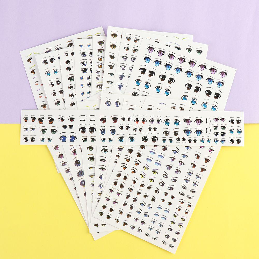 1 Tờ Sticker Dễ Thương Dán Trang Trí Búp Bê