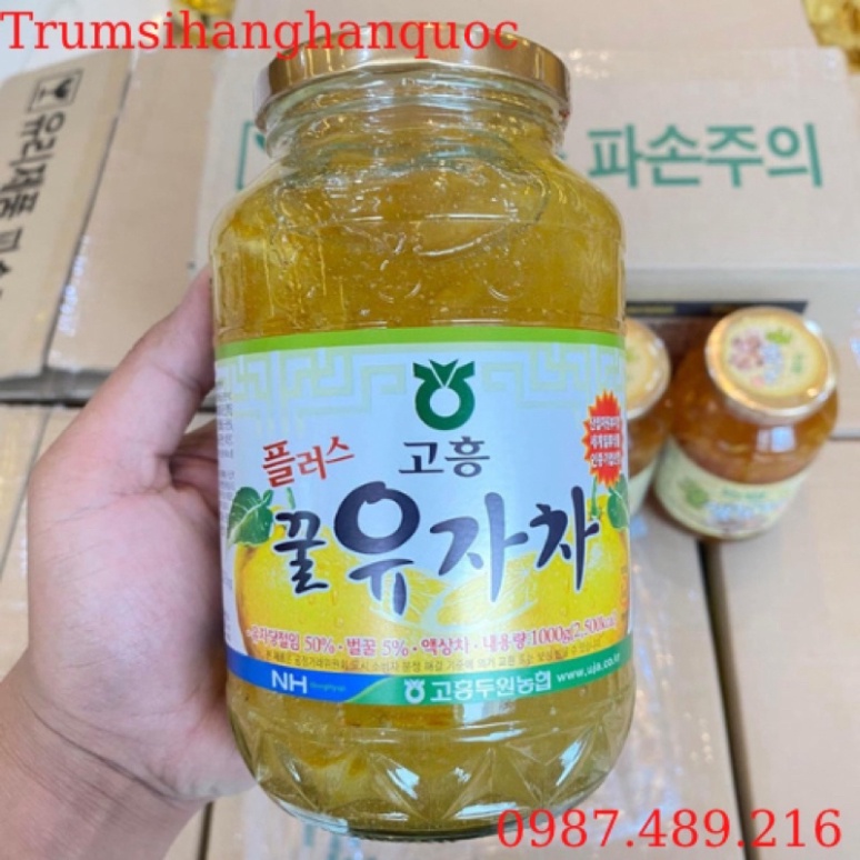 Mật ong chanh đào Hàn Quốc [ Hàng Mới Về ]