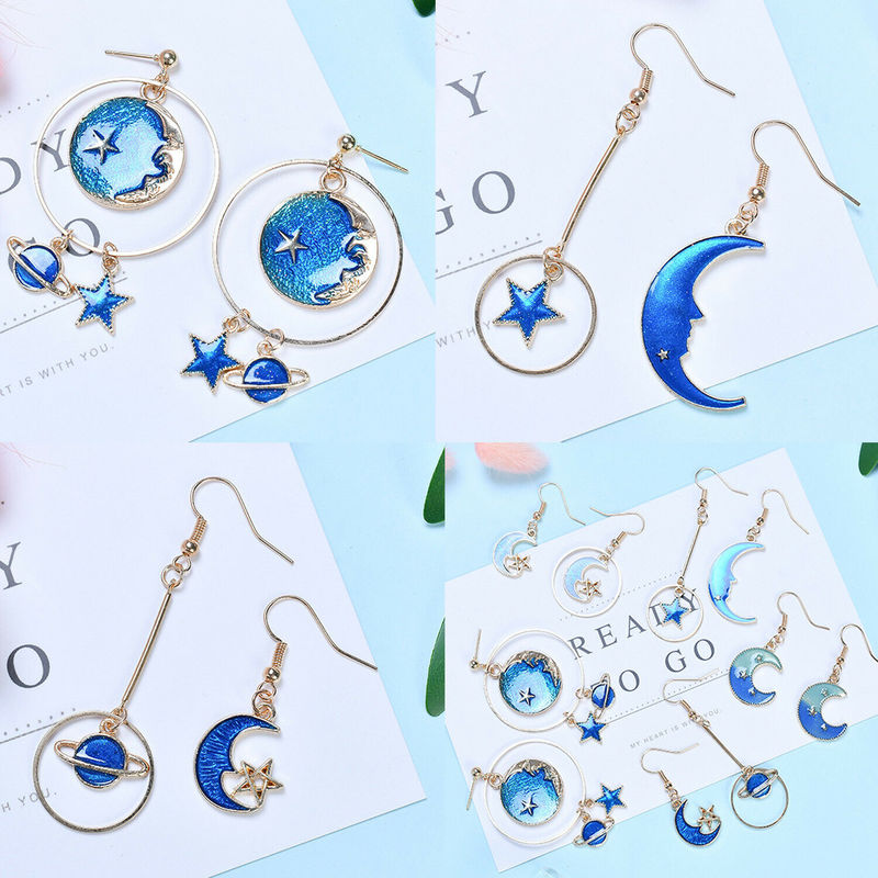 Set 8 Mặt vòng cổ / Vòng Tay Thủ Công Hình Mặt Trăng / Ngôi Sao Xinh Xắn