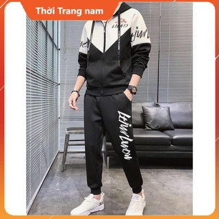 Bộ quần áo nam dài tay h758 thời trang nam 2020