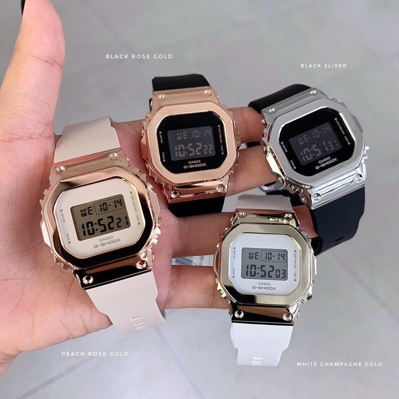 Đồng hồ nam, đồng hồ nữ G.Uni411 dáng Vuông 2 size khác nhau, điện tử full chức năng | BigBuy360 - bigbuy360.vn