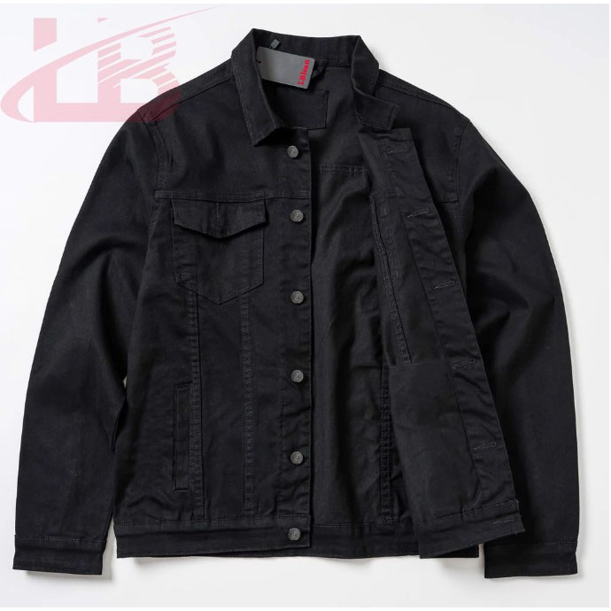 Áo khoác kaki jean unisex nam nữ mang được, thiết kế đơn giản, dễ mix mọi trang phục, áo khoác cao cấp LB1990store | BigBuy360 - bigbuy360.vn