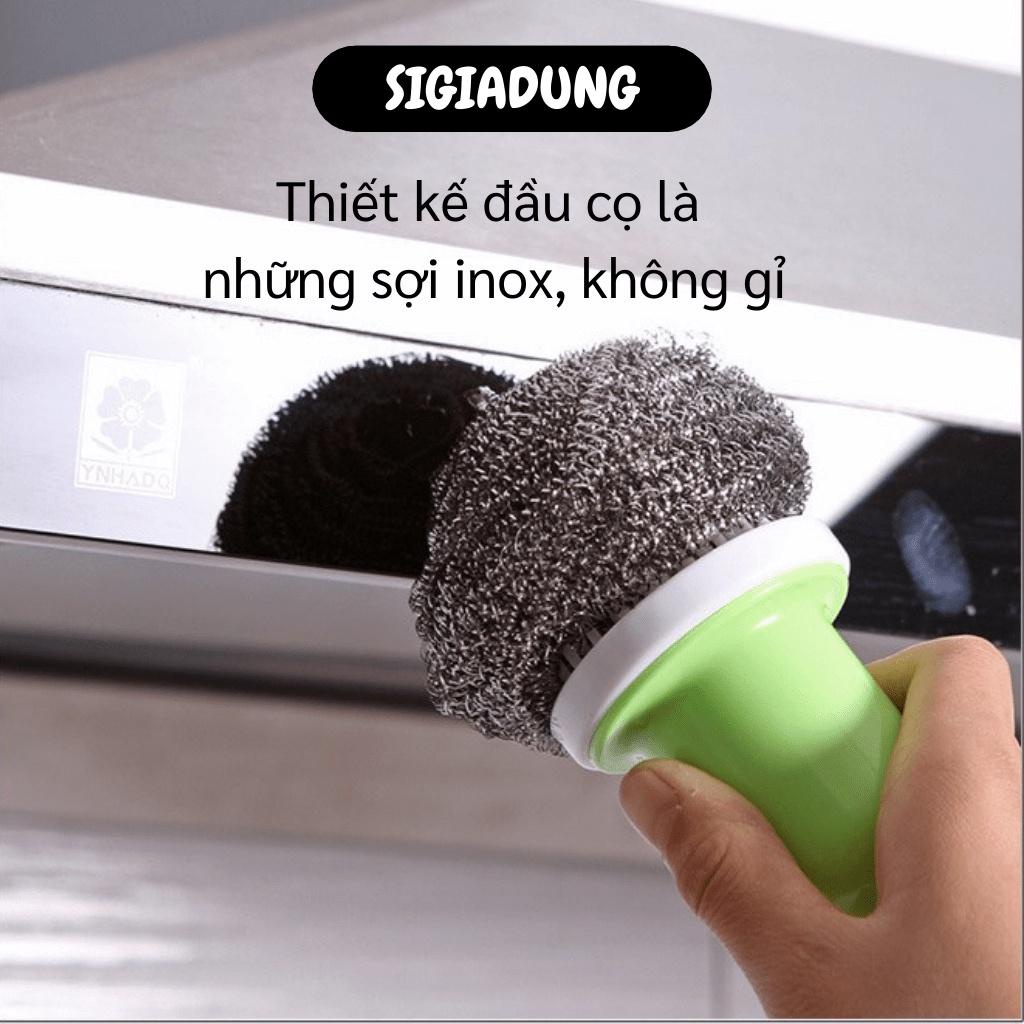 [SGD] Cọ Xoong Nồi - Dụng Cụ Chà Rửa Xoong, Chảo, Vệ Sinh Nhà Bếp Có Tay Cầm Tiện Lợi 8301