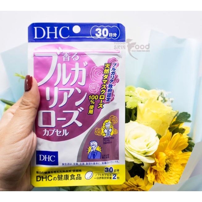 [Gói 60 Viên/30 Ngày] Viên Uống Dầu Hoa Hồng DHC Bulgarian Rose Capsule