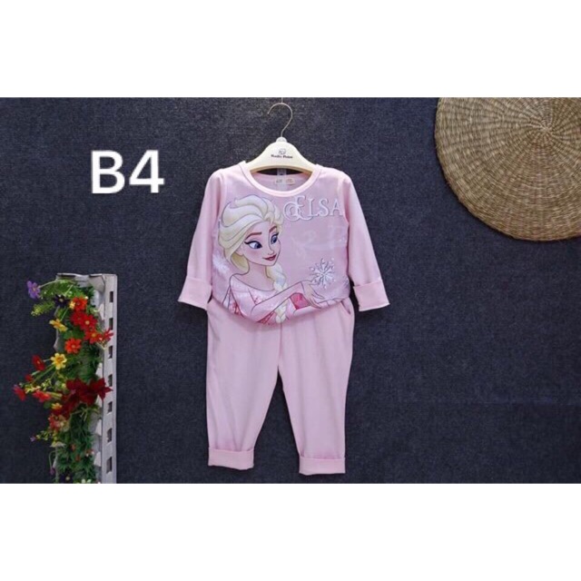 Bộ đồ elsa và quần chip elsa
