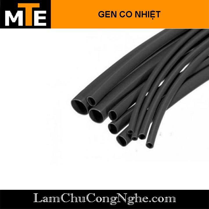 1 mét ống gen co nhiệt cách điện - Phi 3