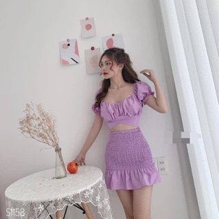 SET ÁO và CHÂN VÁY nhúng hàng hot giá siu rẻ