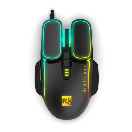 Chuột Gaming R8 - 1618A LED ( USB) Đen - chính hãng -vitinhth
