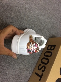 Giày stan smith gót hoa